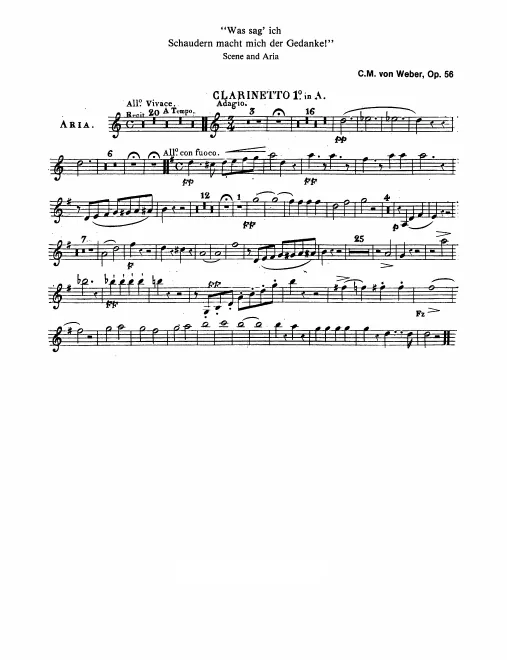 Clarinet 1, 2 (A)