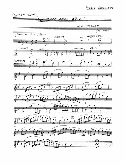 Violin obliggato