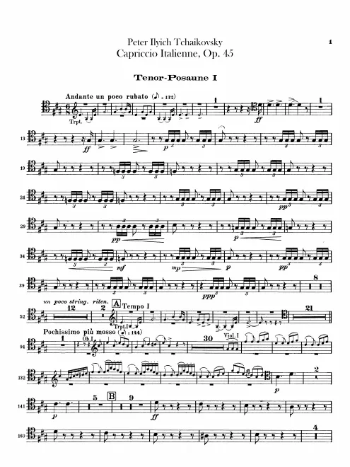 Trombone 1, 2, 3, Tuba