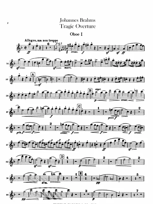 Oboe 1, 2