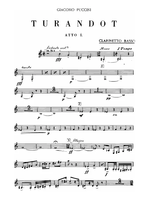Bass Clarinet (B)