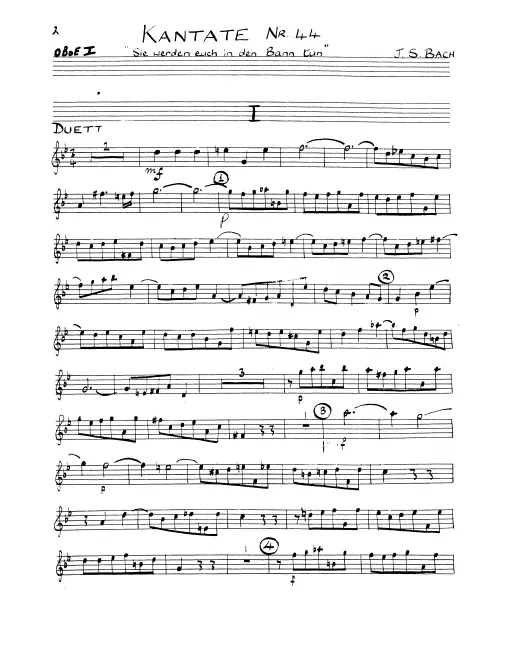 Oboe 1, 2, English Horn*