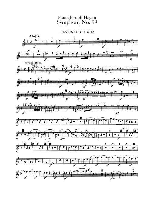 Clarinet 1, 2 (B)