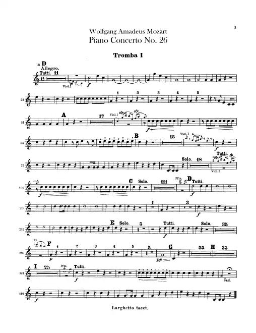 Trumpet 1, 2 (D)