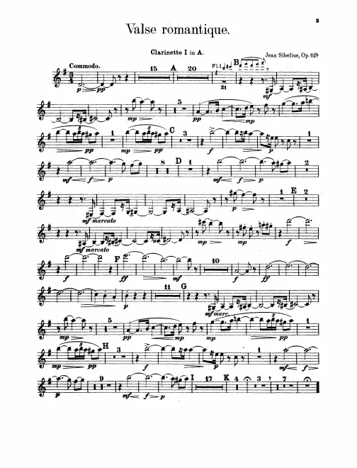 Clarinet 1, 2 (A)