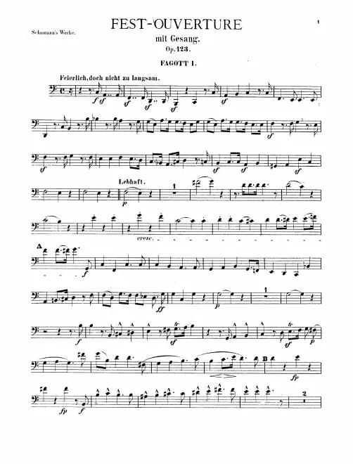 Bassoon 1, 2