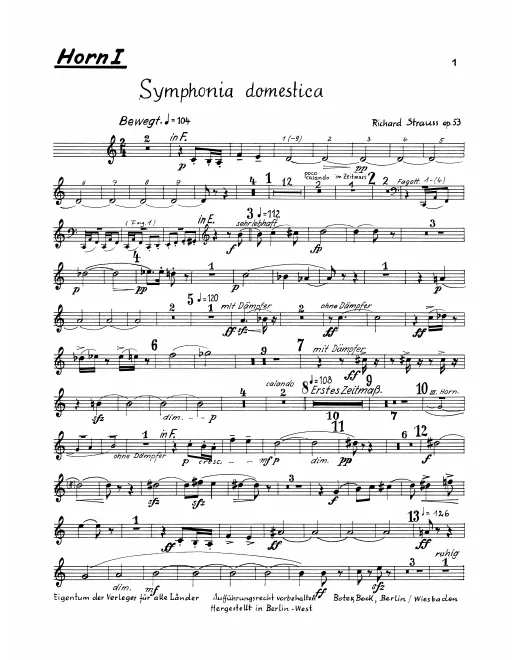 Horn 1 (F)