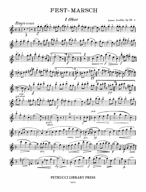 Oboe 1, 2