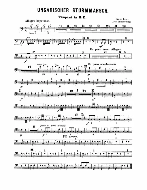 Timpani, Cymbal, Triangle