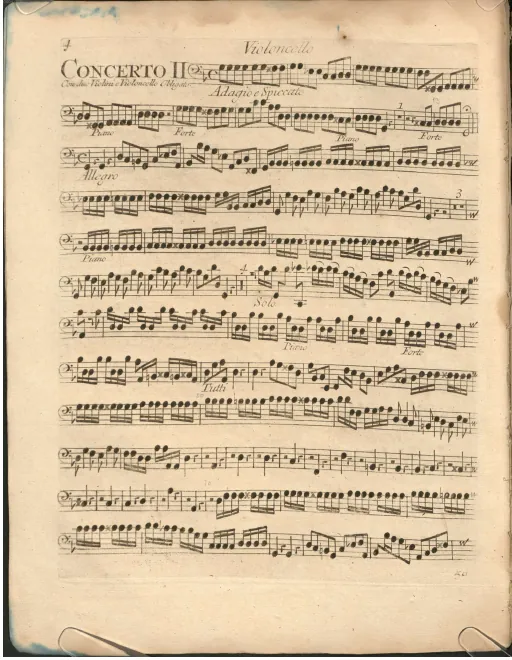 Cellos (solo and ripieno)