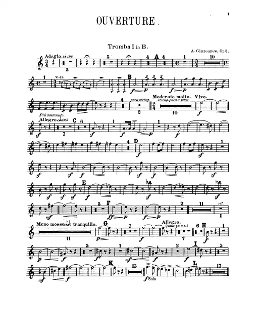 Trumpet 1, 2 (B♭)