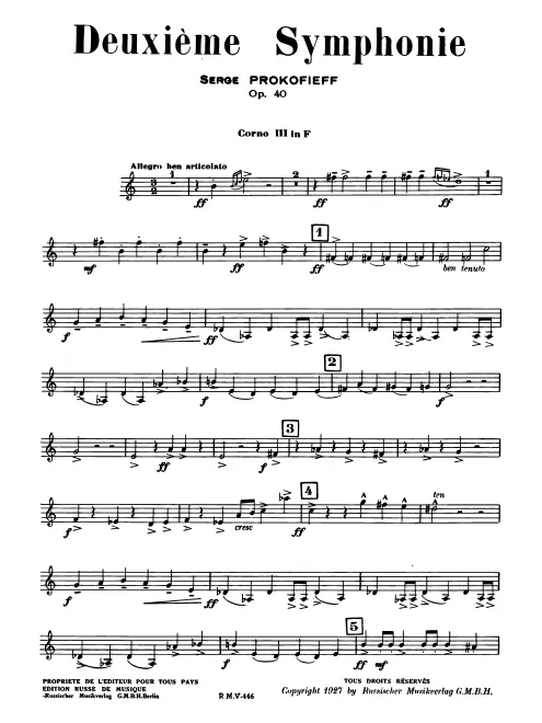 Horn 3 (F)