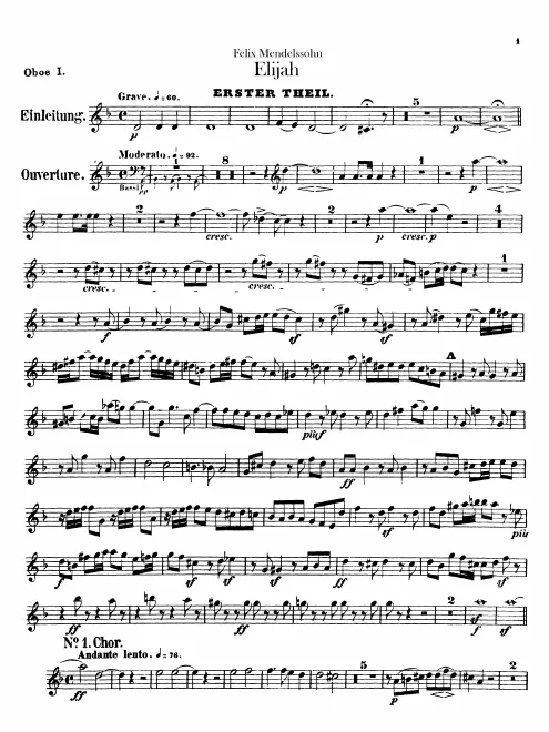 Oboe 1, 2