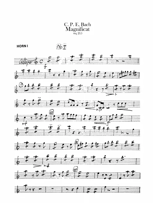 Horn 1, 2 (D)