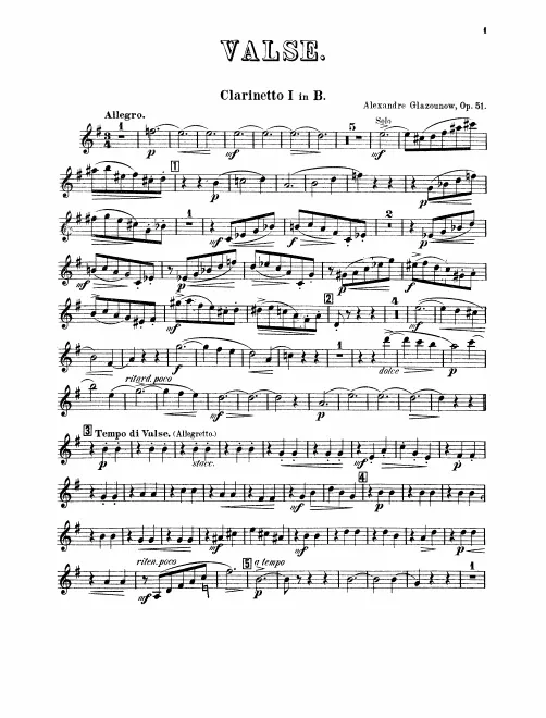 Clarinet 1, 2 (B♭)