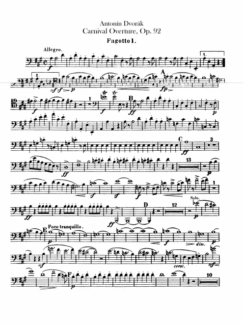 Bassoon 1, 2