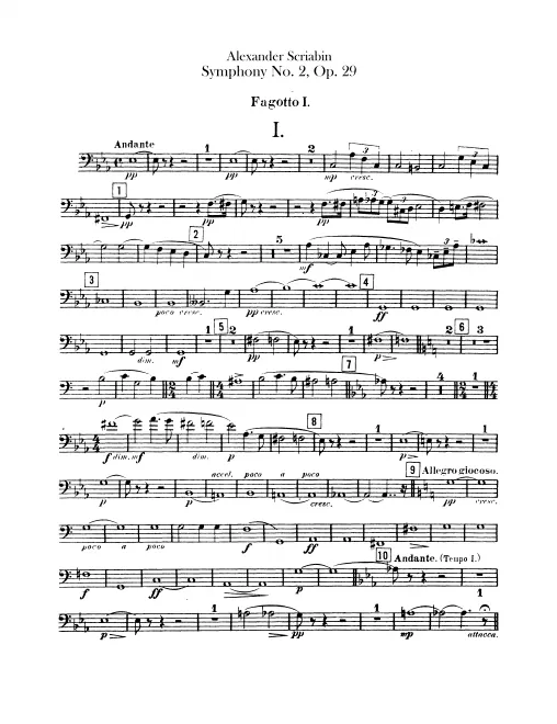Bassoon 1, 2