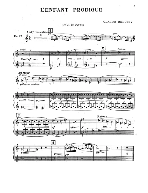 Horn 1/2, 3/4 (F)