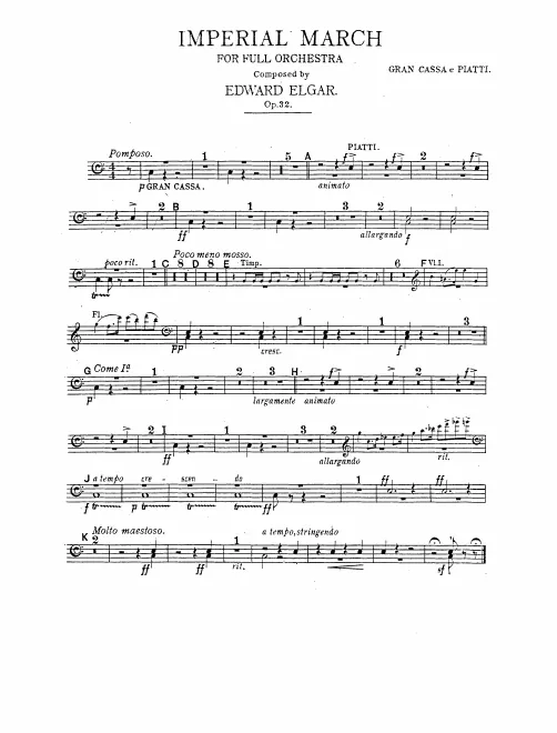 Bass Drum/Cymbals, Snare Drum