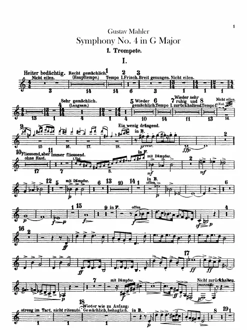 Trumpet 1 (F/B)
