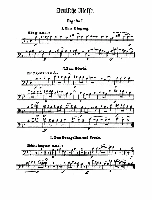 Bassoon 1, 2