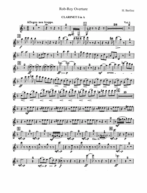 Clarinet 1, 2 (A)