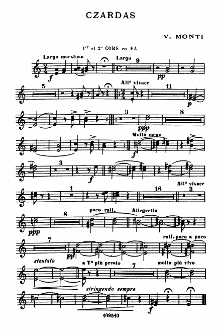 Horn 1/2, 3/4 (F)