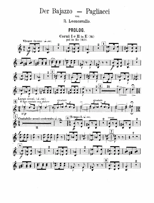 Horn 1/2, 3/4 (E/E)