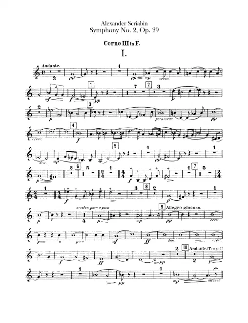 Horn 3, 4 (F)