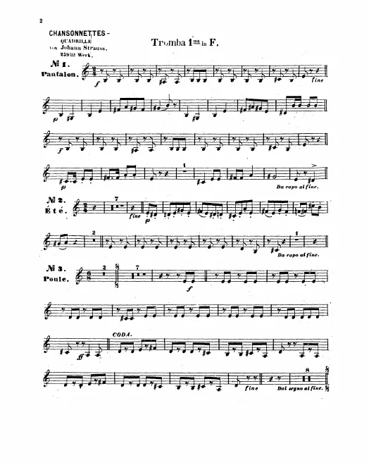 Trumpet 1, 2 (F)
