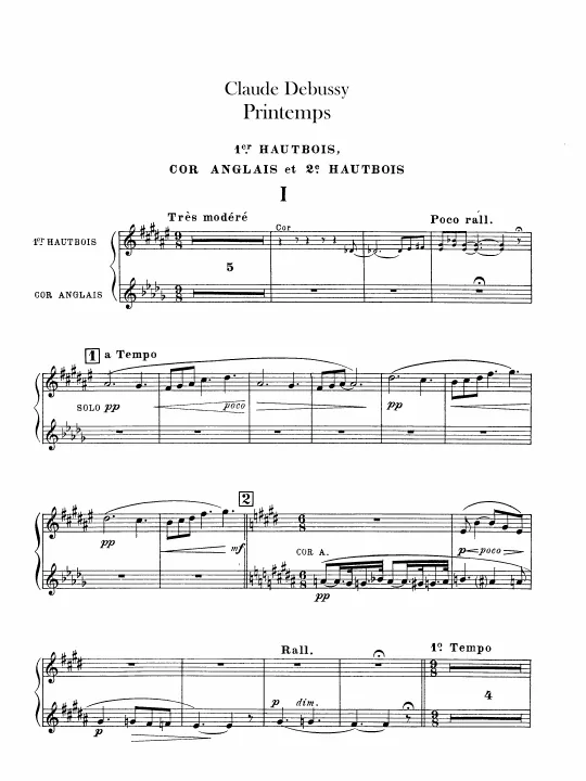 Oboe 1/2 (2 doubles English Horn)