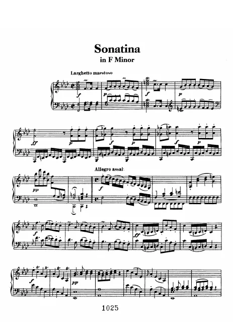Sonata No.2 in F minor