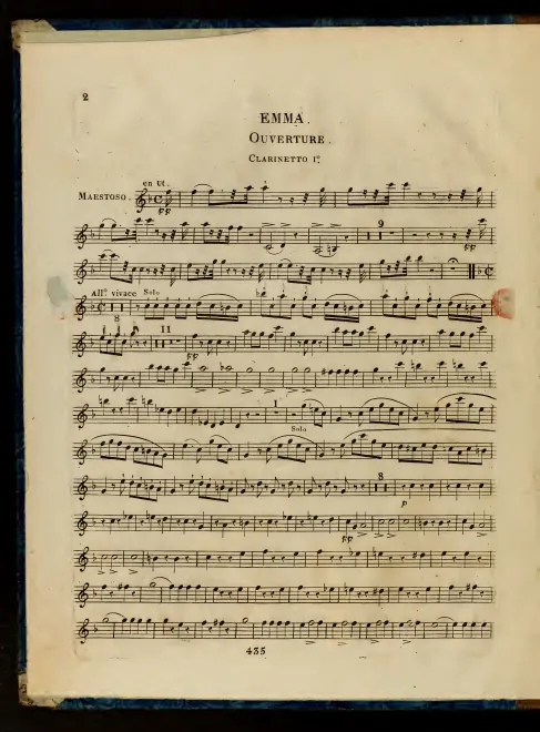 Clarinet 1 (C, B♭, A)