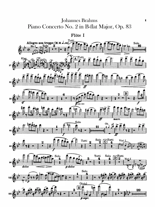 Flute 1, 2