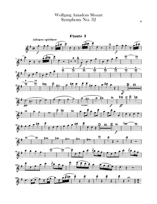 Flute 1, 2