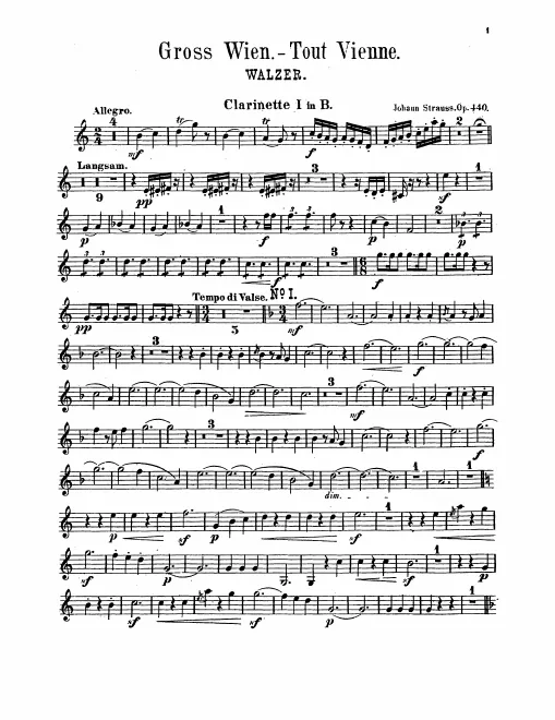 Clarinet 1, 2 (B)