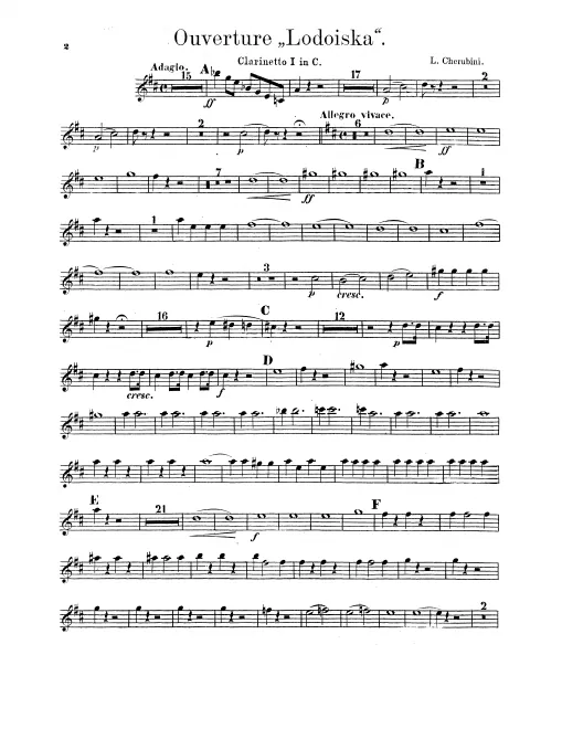 Clarinet 1, 2 (C)