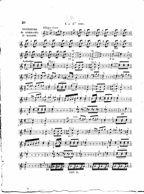 Horn 1/2 (D), 3/4 (D-A)