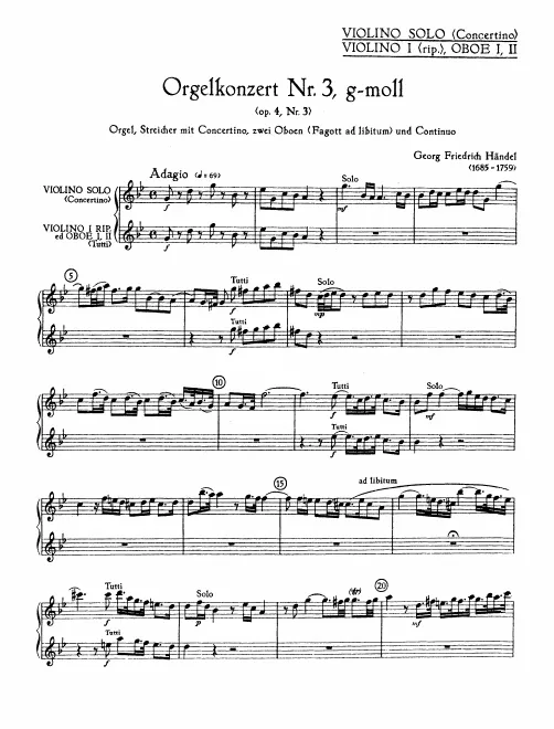 Violin Solo/Violins I/Oboe 1/2