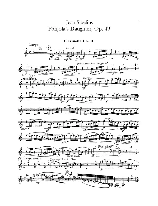 Clarinet 1, 2, Bass Clarinet (B)
