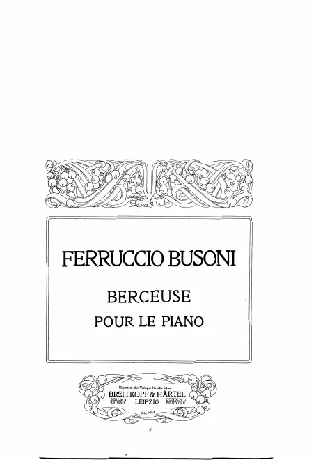 7. Berceuse