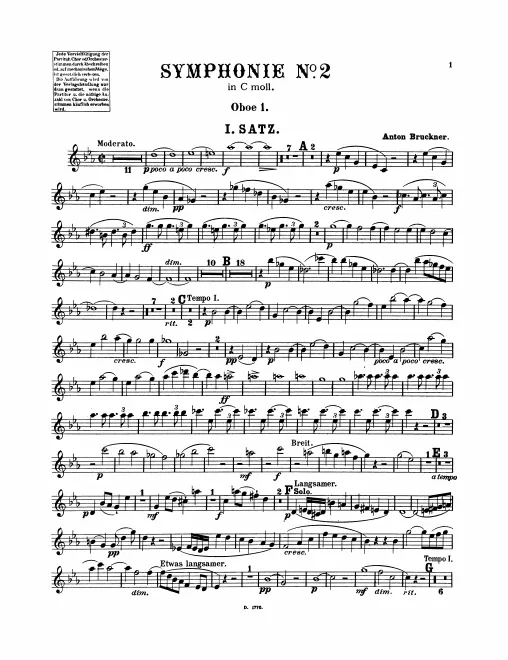 Oboe 1, 2