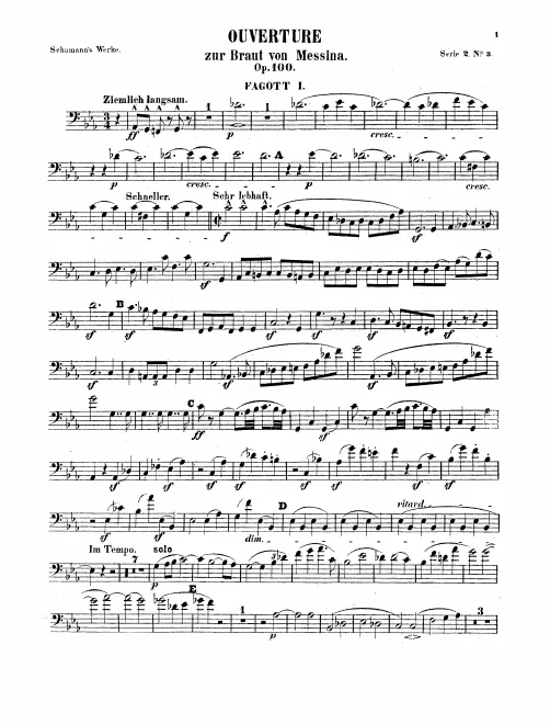 Bassoon 1, 2