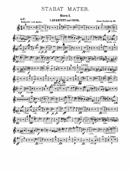 Horn 1, 2, 3, 4