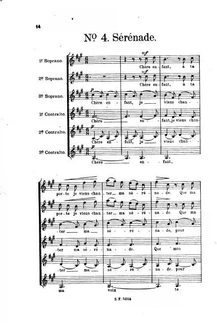 4. Sérénade (= 2. Серенада )