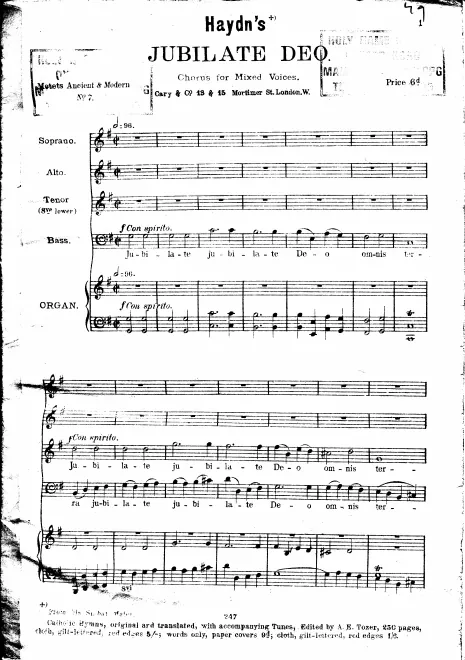 Jubilate Deo