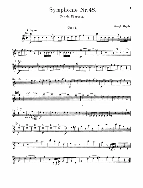 Oboe 1, 2