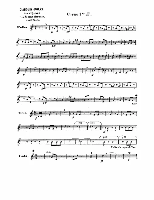 Horn 1, 2, 3, 4 (F)