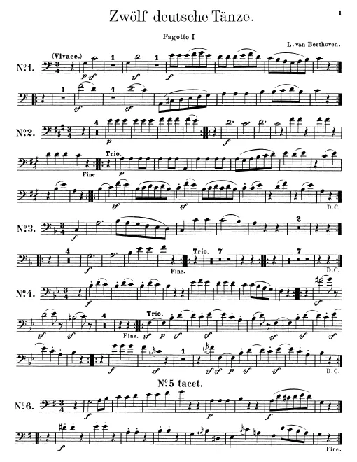 Bassoon 1, 2