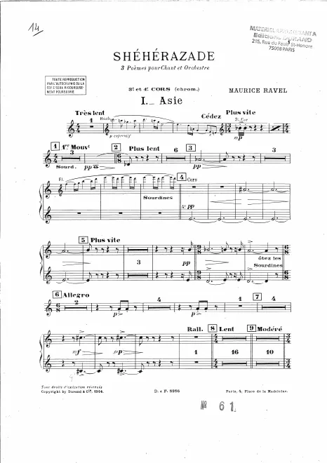 Horn 3, 4 (F)